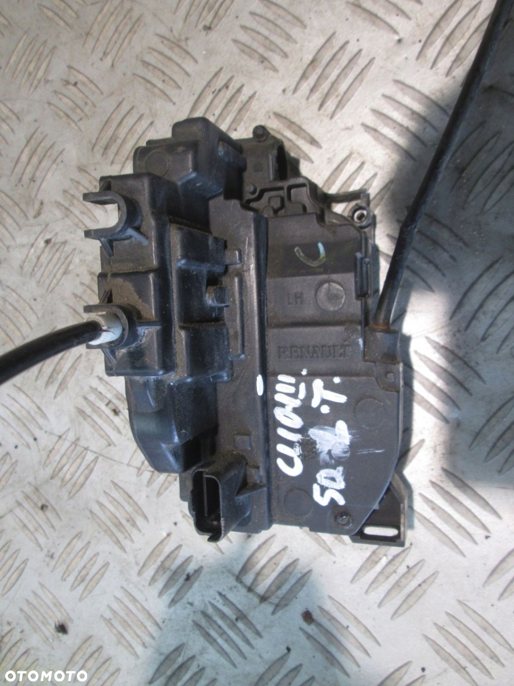 ZAMEK DRZWI LEWY TYŁ RENAULT CLIO III 5D 5 DRZWI 4 PIN - 2