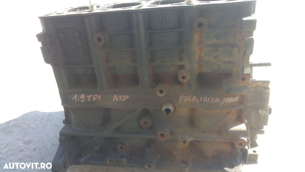bloc motor 1.9 tdi atd  vw polo 9n skoda fabia seat ibiza  038021aq - 4