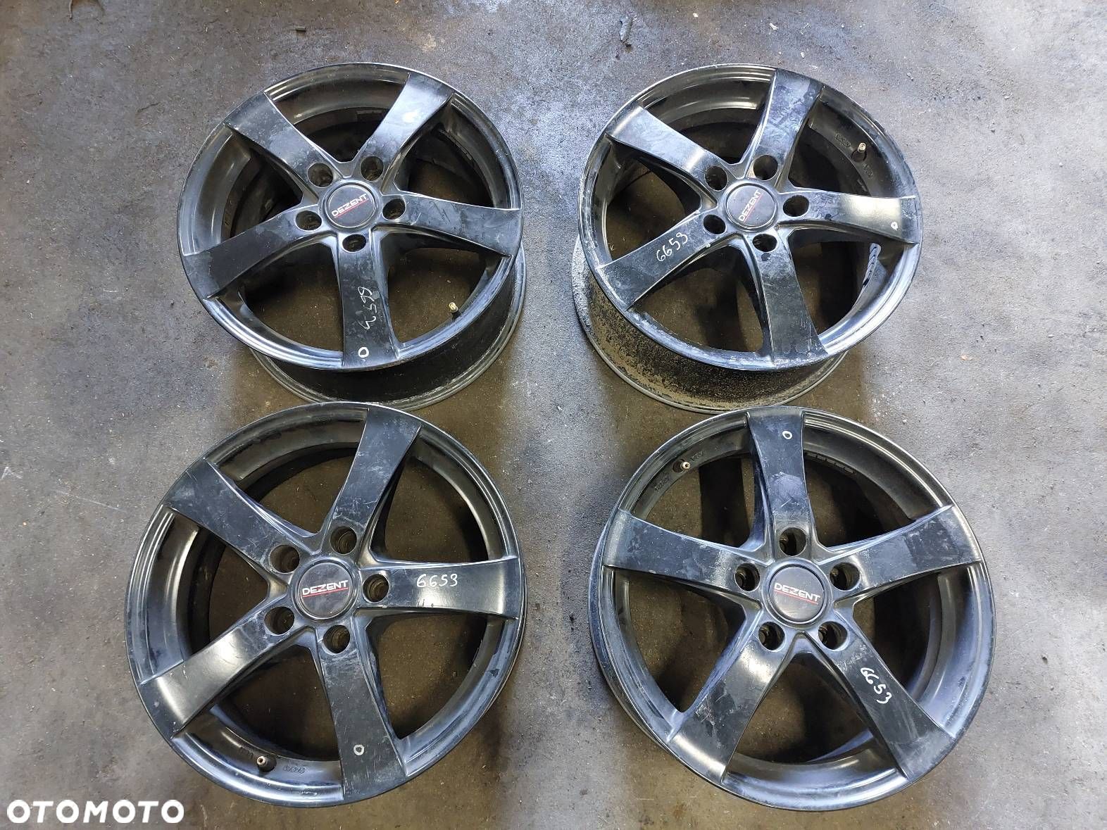 FELGI ALUMINIOWE 4SZT 5x112 6,5Jx16 VW SKODA SEAT AUDI DEZENT KBA47675 - 1