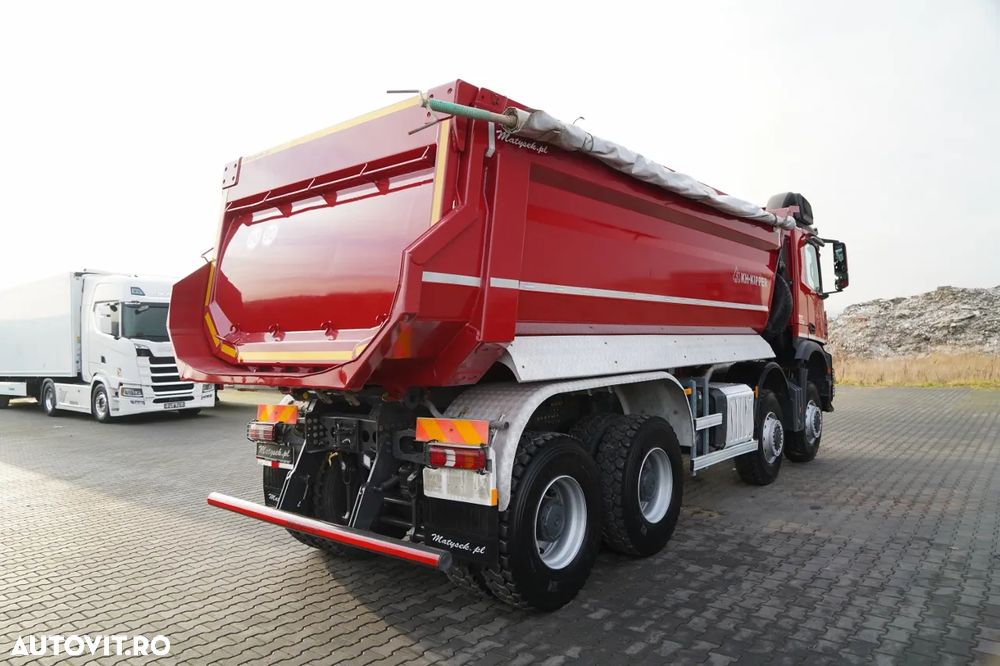 Mercedes-Benz AROCS 4145 / 8x8 / BASCULATOR SPATE / KH KIPPER / MANUAL / EURO 6 - 9