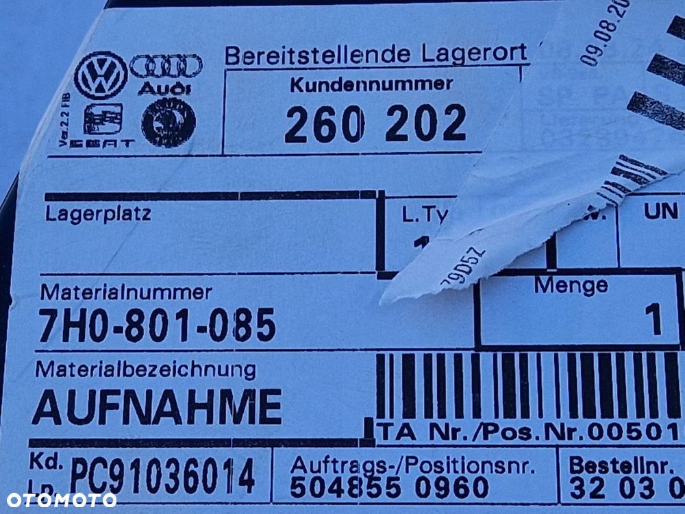 VW T6 MOCOWANIE BELKI TYŁ LEWE 7H0801805 NOWE ORYGINAŁ - 4