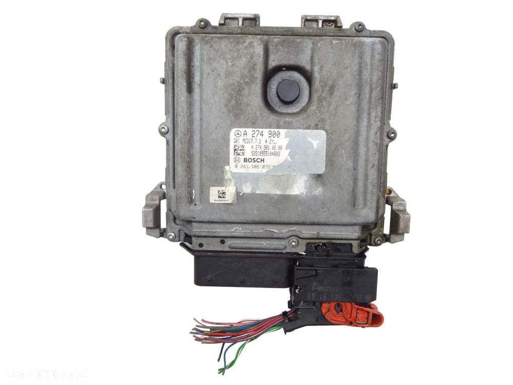 Komputer silnika sterownik 274910 0261s06039 mercedes c180 w204 1.6 cgi - 1
