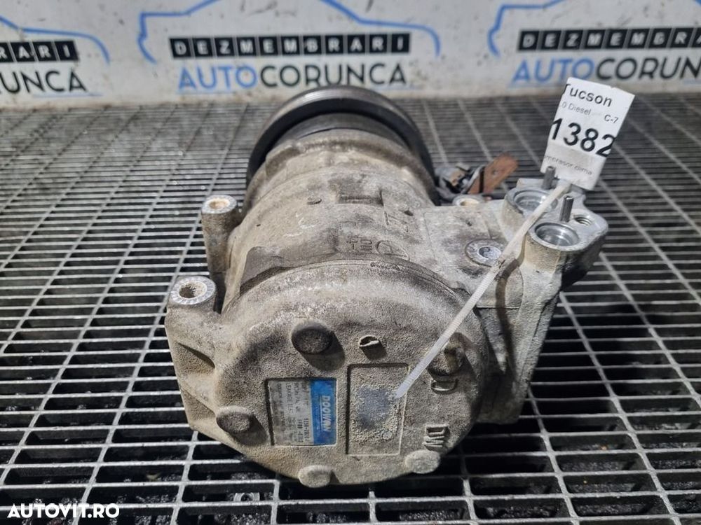 Compresor clima Hyundai Tucson 2.0 Diesel 2006 - 2010 D4EA (1382) 325029200/9F0810363 - 3