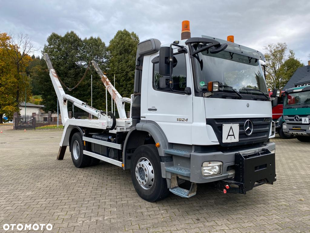Mercedes-Benz 1824 AXOR bramowiec HIAB MULTILIFT, akcja zima, 308 t.km. - 5