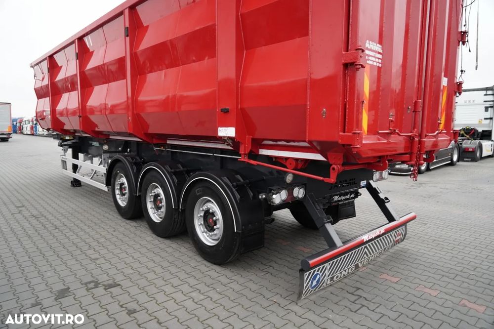 Janmil / BASCĂLĂ DIN OȚEL / 58 m³ / 2021 / HARDOX / AXE SAF / AXĂ RIDICABILĂ / PENTRU DEȘEURI - 11