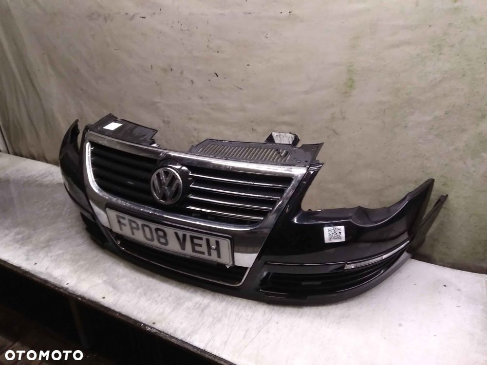 + ZDERZAK PRZÓD PRZEDNI VW VOLKSWAGEN PASSAT B6 LC9Z CZARNY - 3