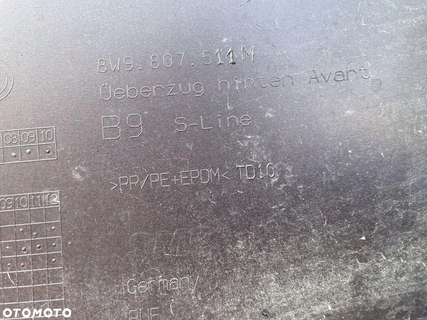 Audi A4 B9 8W9807511m S line KOMBI ZDERZAK TYLNY ORG WYS 24H FV ma25 - 12