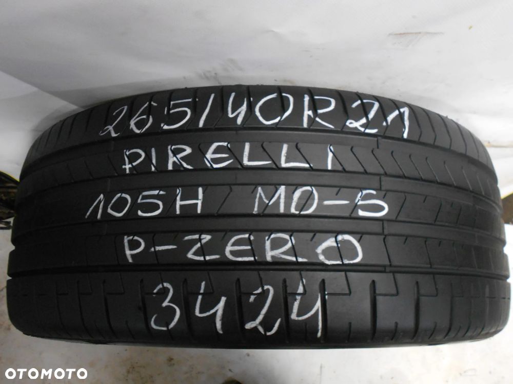 OPONA POJEDYNKA 265/40R21 PIRELLI PZERO MO-S DOT 3424 7MM - 1