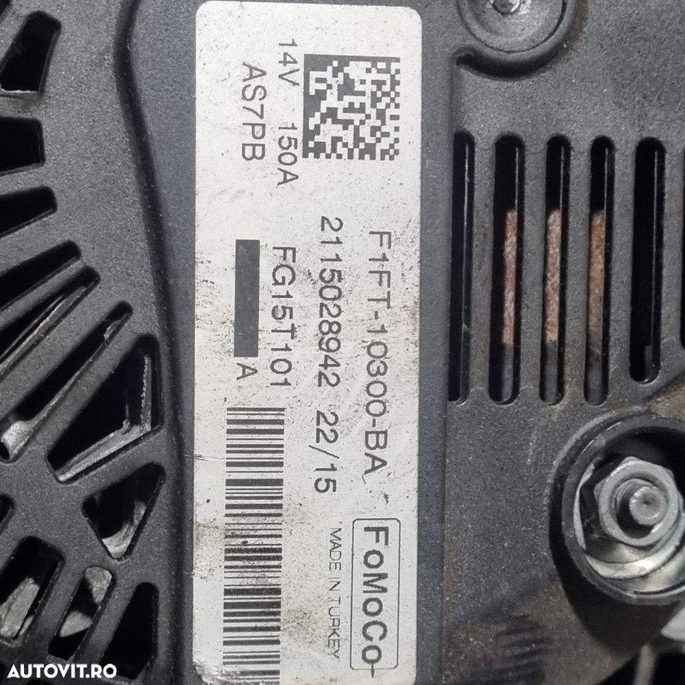Alternator Ford Kuga II 1.5 Benzina EcoBoost 2012 - 2014 150CP 1499CC M8MA M8ME M8MC ... - 5