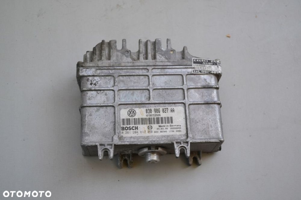 VW POLO KOMPUTER STEROWNIK SILNIKA 1,0 038906027AA 0261204617 - 1
