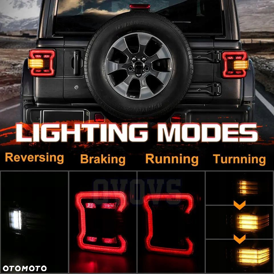 Lampy LED tylne smoked Wrangler JL 2018 - 5