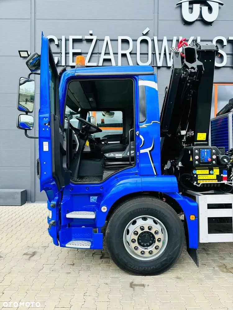 MAN MAN TGM TGL TGS 18.250 E6 // orginał. przebieg 107tys km // 4x2 // żuraw HMF 1420 K2 HDS dzwig kran crane - 25