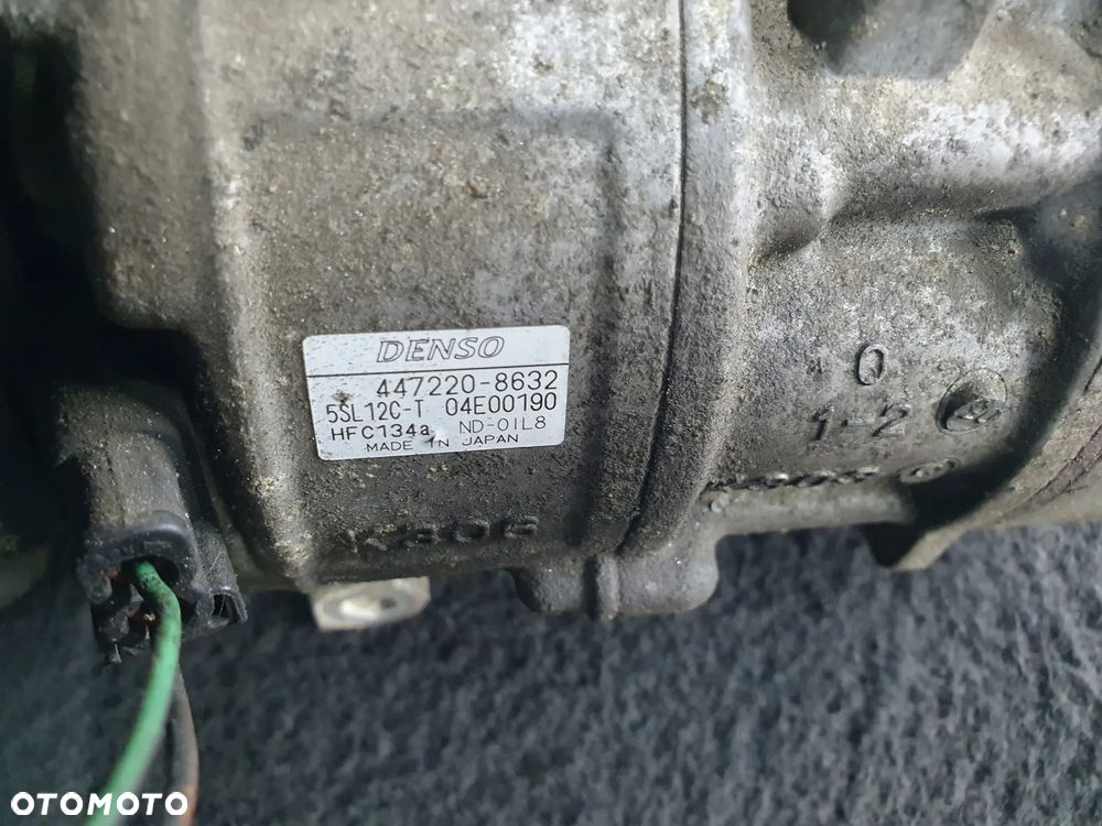 FIAT STILO 1.6 SPRĘŻARKA KOMPRESOR KLIMATYZACJI 447220-8632 DENSO ORYGINAŁ - 5