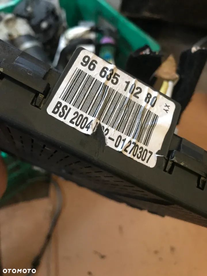 moduł BSI SKRZYNKA BEZPIECZNIKOW PEUGEOT 307 407 9663510280 - 6