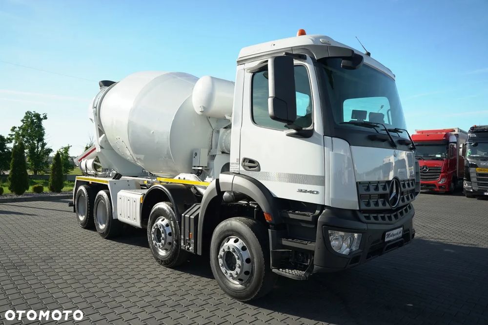 Mercedes-Benz AROCS 3240 / GRUSZKA 9M3 / 8x4 / BETONOMIESZARKA / SCHWING STETTER / AUTOMAT / - 9