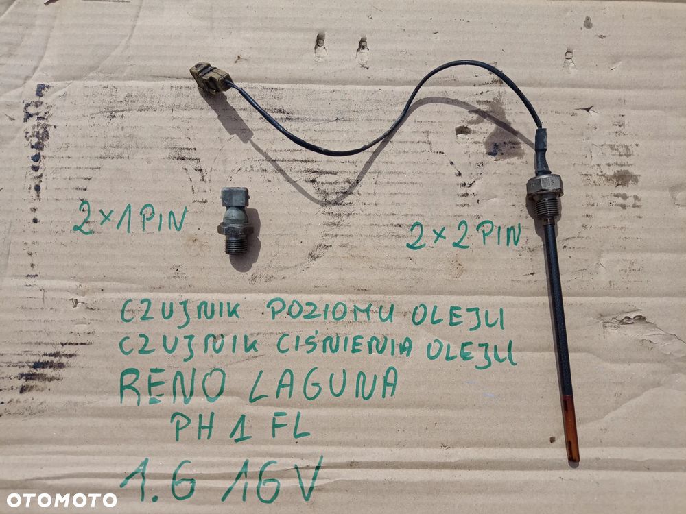 Renault laguna fl 1.6 16v czujnik ciśnienia oleju czujnik poziomu oleju