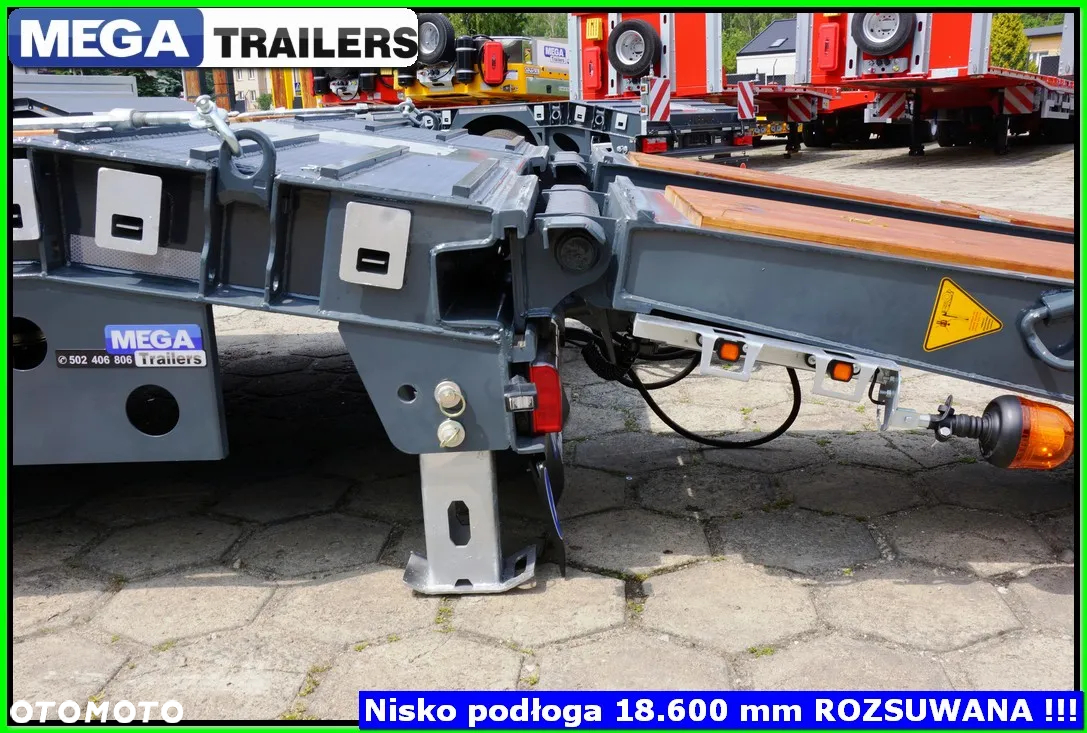 Mega Nisko-podwoziowa dł. 18,60 Mm, ROZSUWANA - KONTENERY 20, 30, 40 Ft !!! - 36