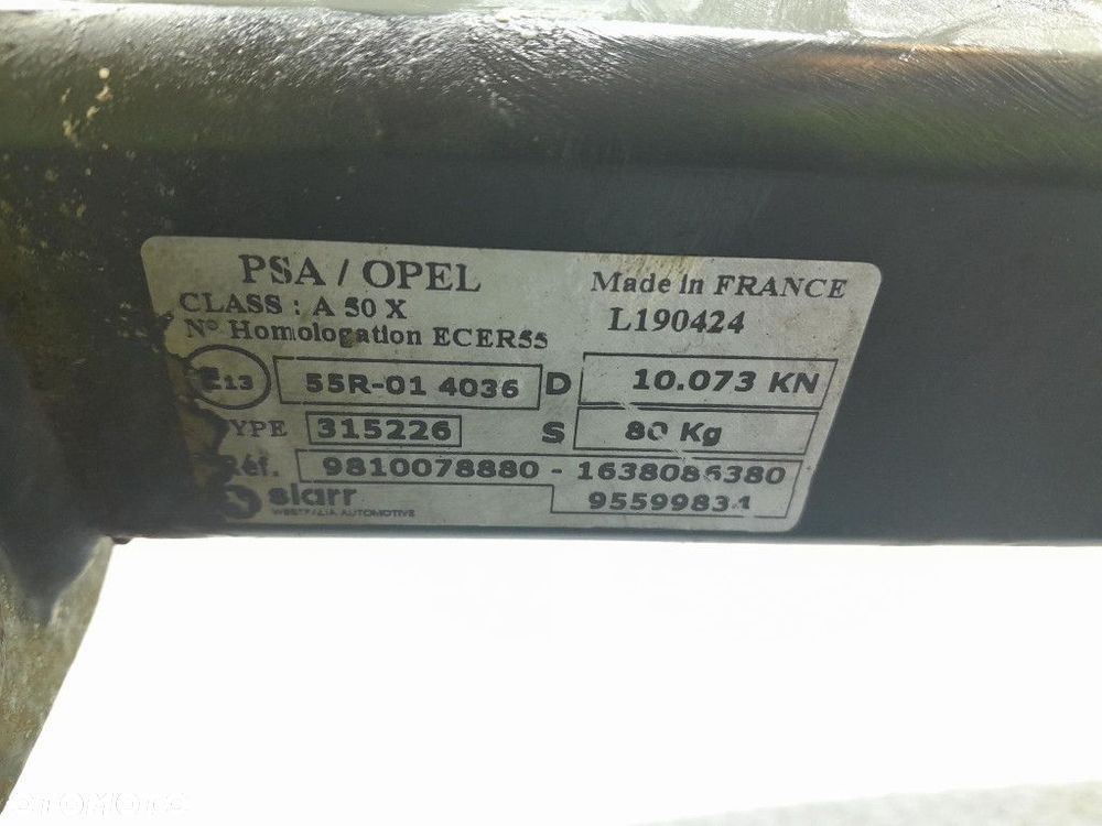 CITROEN C5 AIRCROSS I HAK DO PRZYCZEPY 9810078880 CROSSOVER - 7