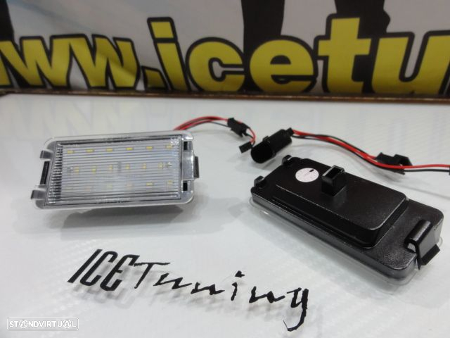 Suporte De Lâmpada De Matrícula Com Led Branco Seat Altea, Arosa. cordoba, Ibiza 6k, Ibiza 6L, Leon, toledo - 4