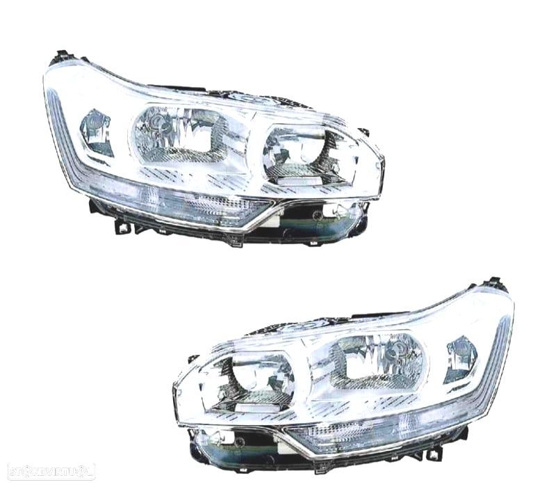 FARÓIS CITROEN C5 08-10 SEM MOTOR - 1