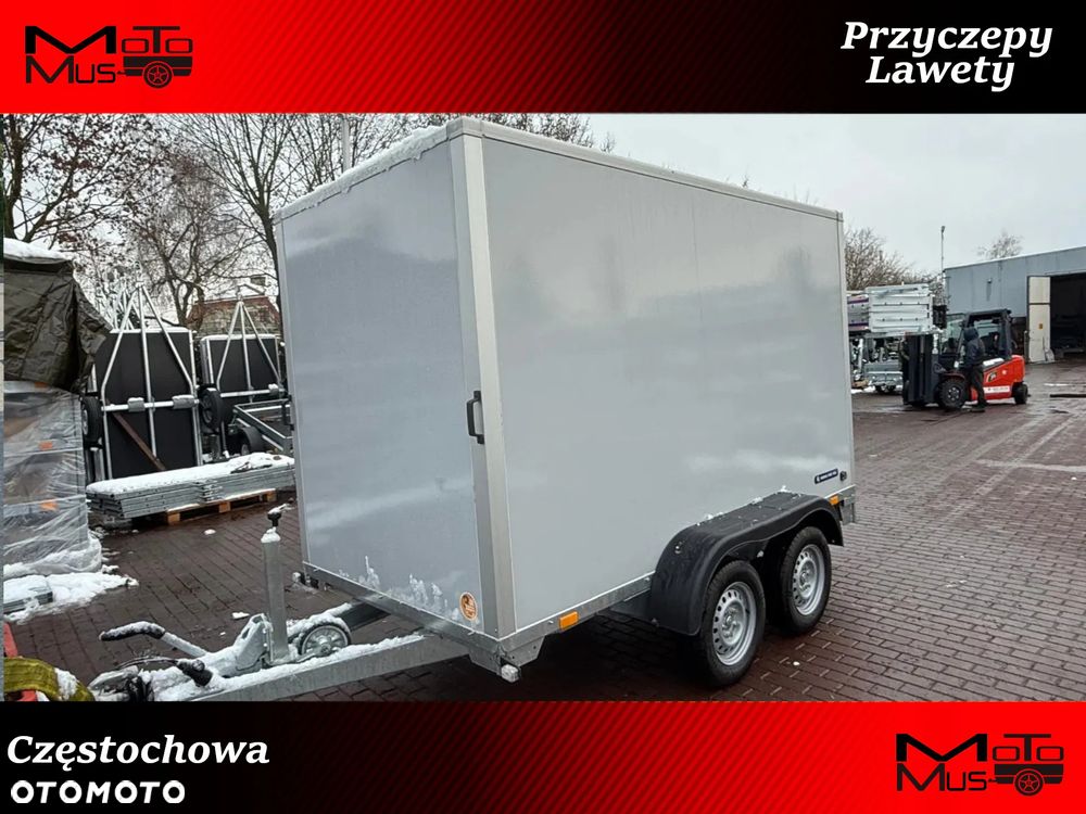 Saris Przyczepa kontener Saris VAN BODY 306x154x180 2000kg 2 osie furgon handlowa - 1