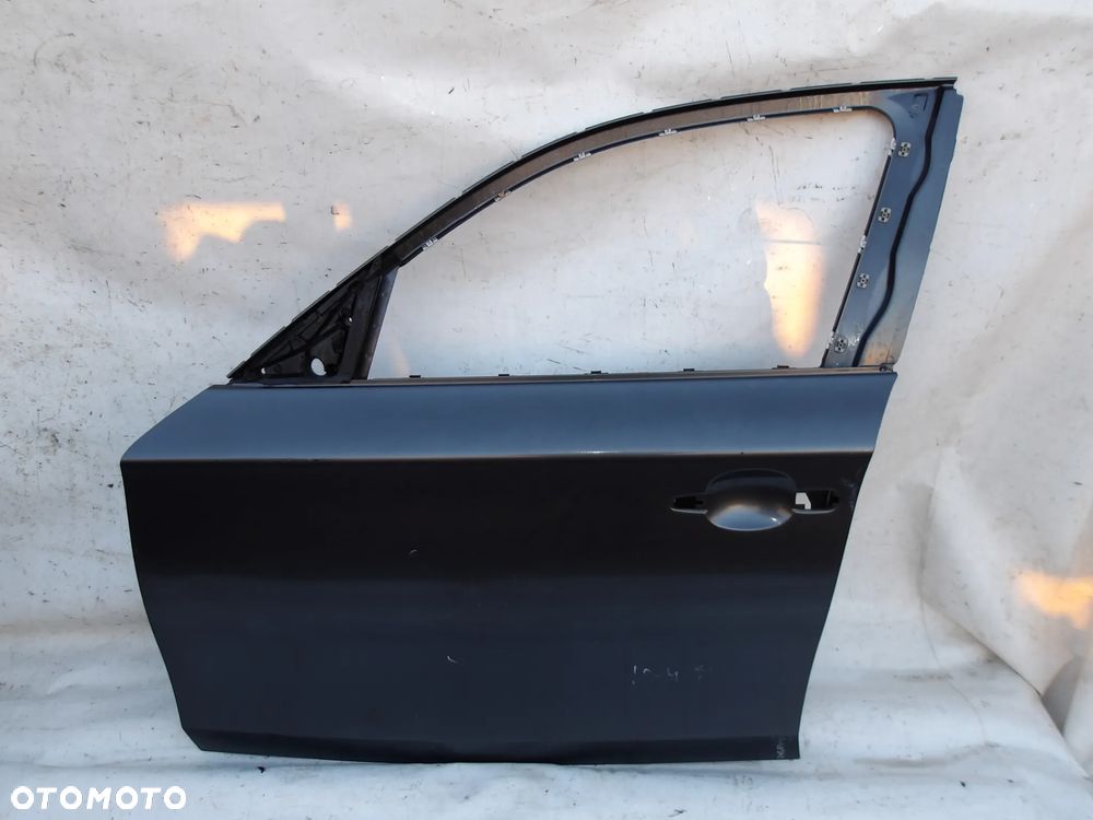 DRZWI LEWE PRZÓD PRZEDNIE BMW E87 SPARKLING GRAPHITE W435 F-VAT - 1
