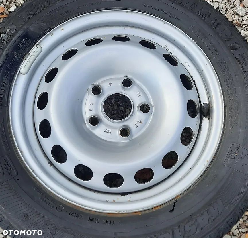 4x Felga koła felgi stalowe VW Caddy Touran Audi Seat Skoda 5x112 2K0601027B 6J15H2 ET47 - 5