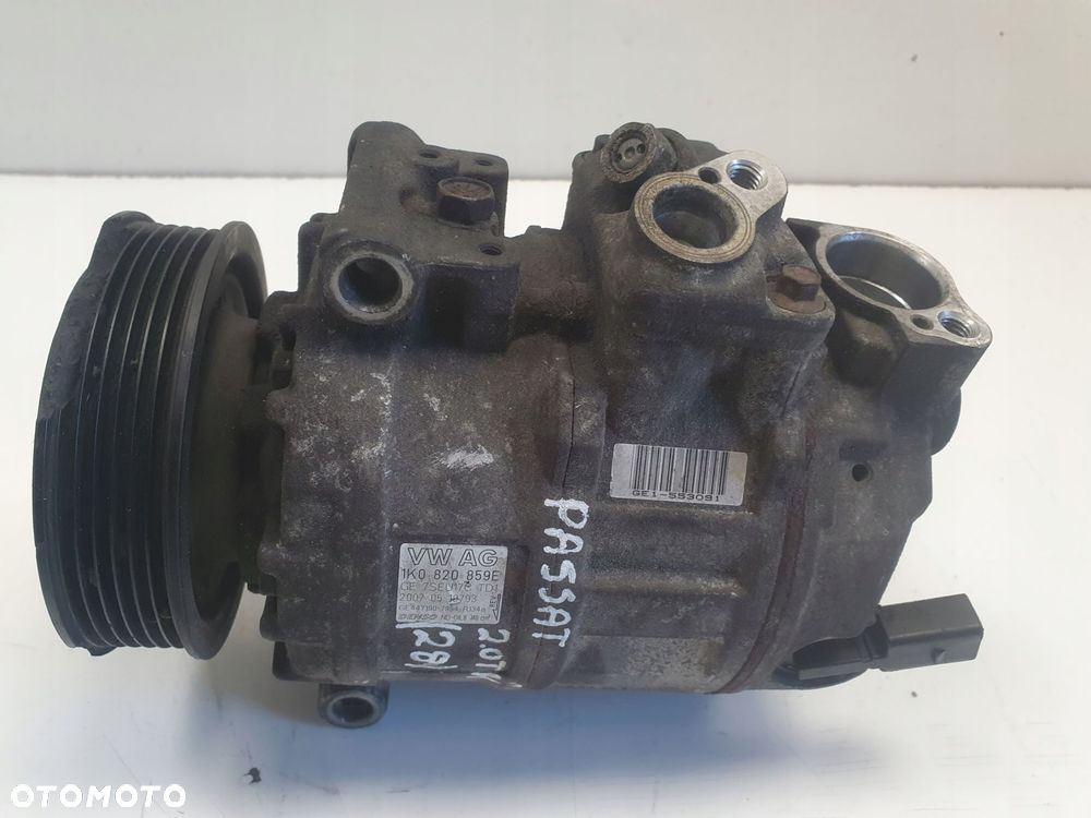 SPRĘŻARKA KLIMATYZACJI Audi A3 II 8P 1.6 FSI _ 1K0820859E - 1