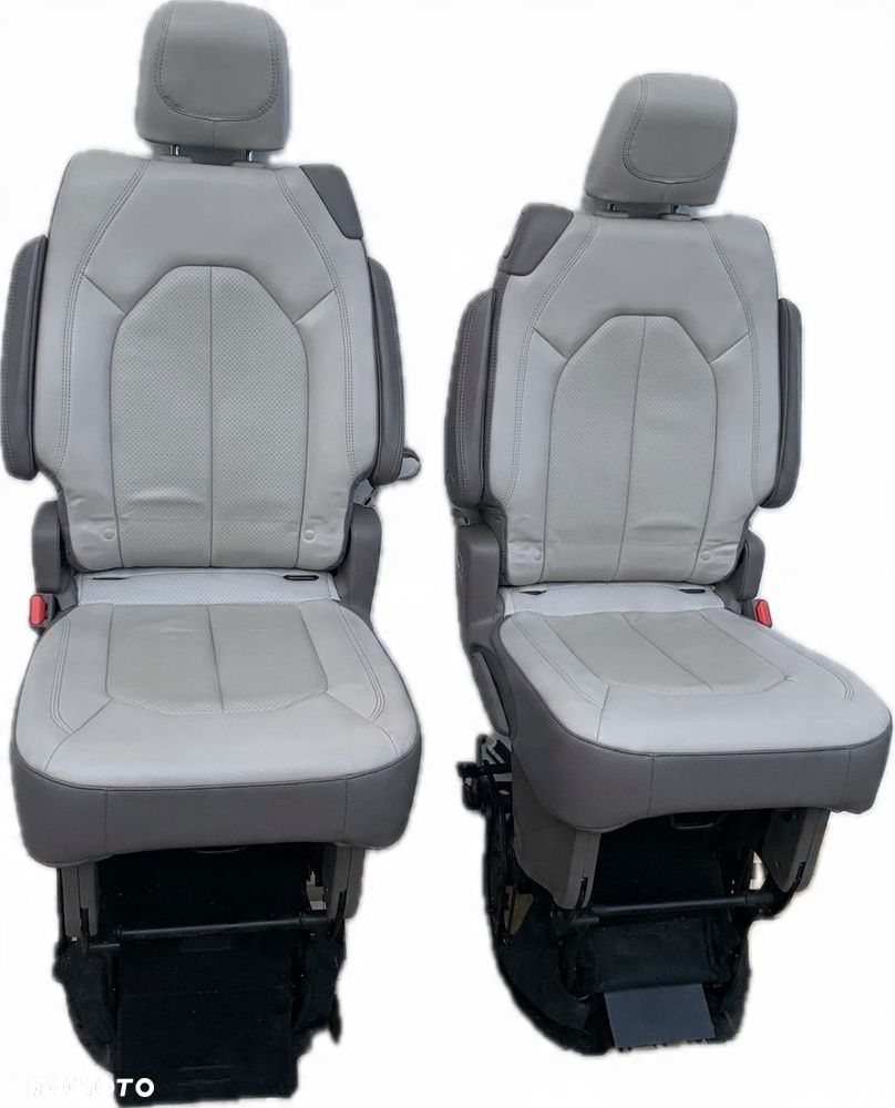 U7 CHRYSLER PACIFICA II 16- FOTEL LEWY TYŁ II RZĄD SKÓRA - 14