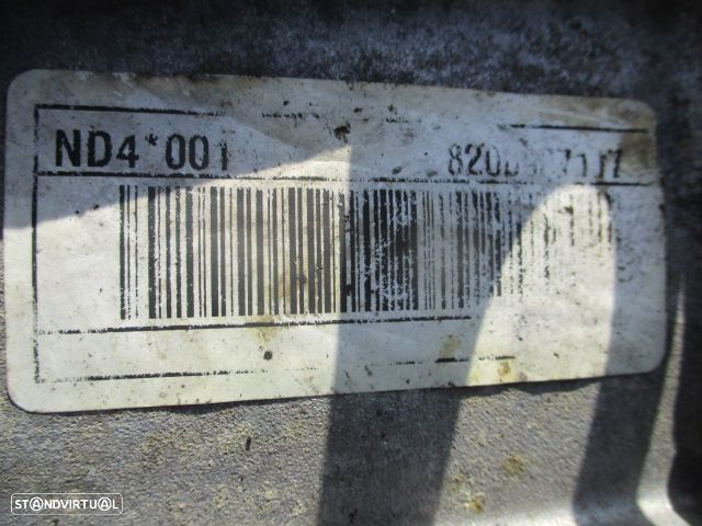 Caixa Velocidades ND4001 RENAULT MEGANE 3 FASE 1 2011 1.9DCI 130CV 5P PRETO DIESEL 6V - 4