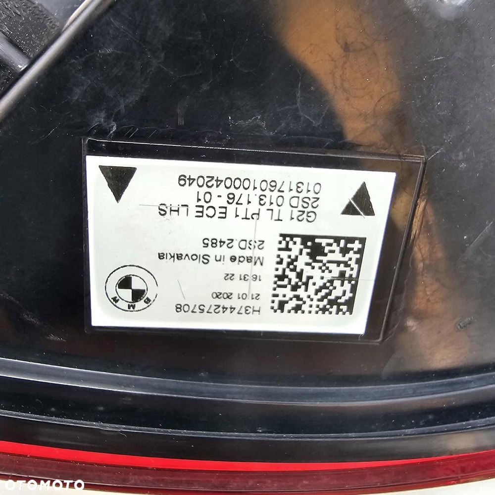 bmw 3 g21 lampa tył tylna lewa - 2