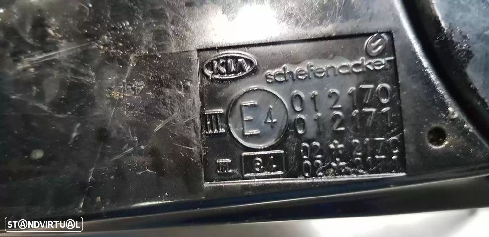ESPELHO RETROVISOR DIREITO KIA CARNIVAL II 2003 -0K54F69120XX - 4