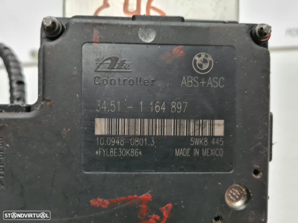 BMW 3 (E46) 328i 130 CV | BOMBA MODULO ABS; Ref. 34.51 - 1 164 897; - 3