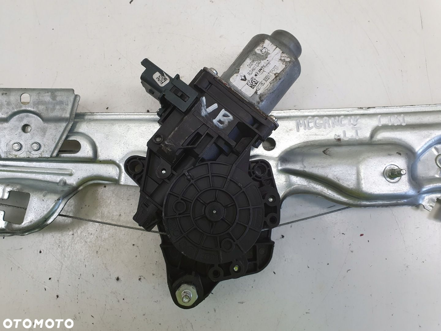 Renault Megane IV PODNOŚNIK SZYBY lewy tył KIEROWCY mechanizm 827218403R - 3