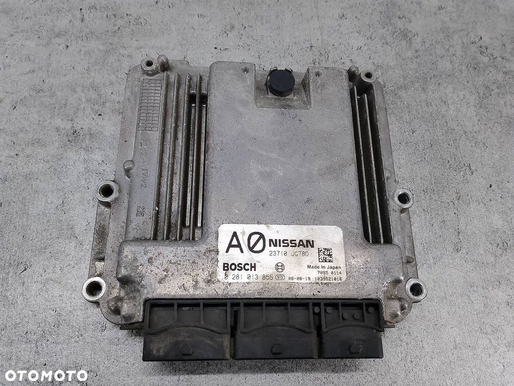 KOMPUTER, STEROWNIK NISSAN X-TRAIL II T31 23710JG78D  0281013856 2.0 DCI - 1