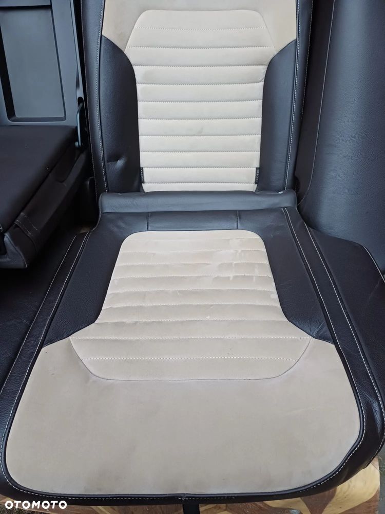 KANAPA TYŁ TYLNA Skóra VW PASSAT B7 KOMBI Brązowa - 7