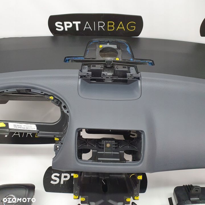 OPEL MERIVA B DESKA ROZDZIELCZA KONSOLA KOKPIT PULPIT PODUSZKI AIRBAG AIR BAG NAPINACZE KIT SET - 3