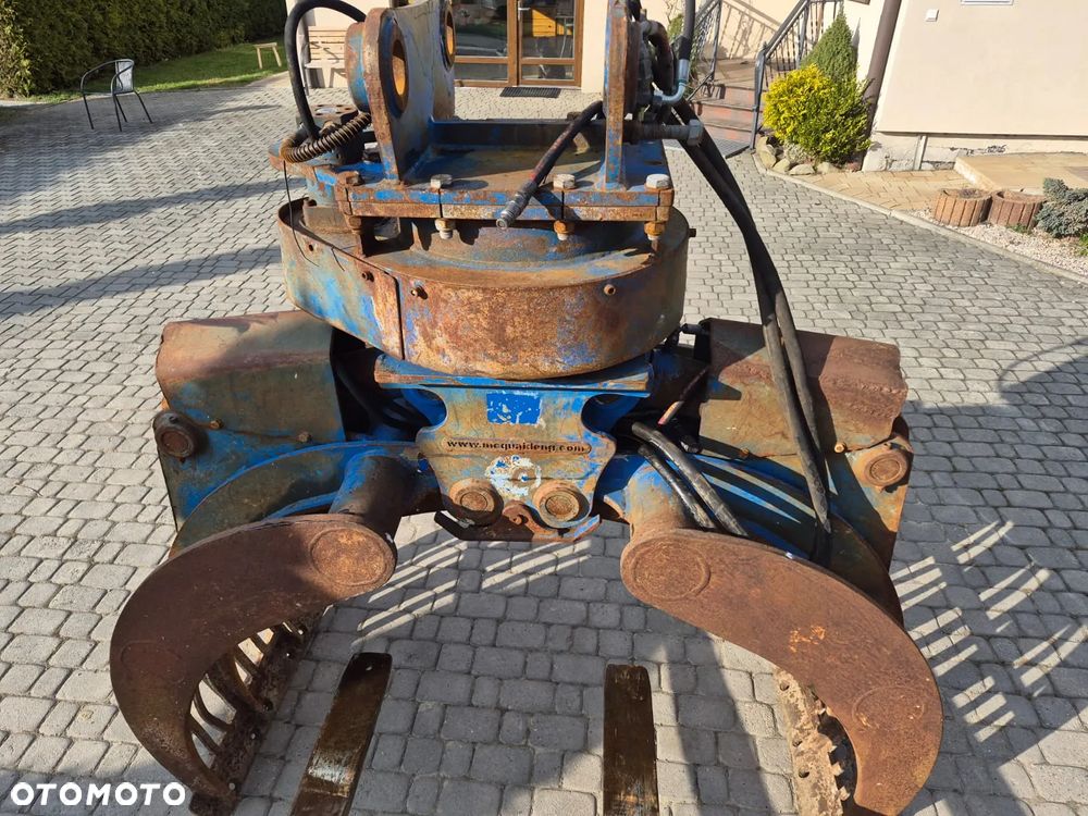Mc Quaid HH2500 na 2 siłownikach, chwytak hydrauliczny obrotowy sortujący wyburzeniowy kleszcze, waga 1800kg. - 11