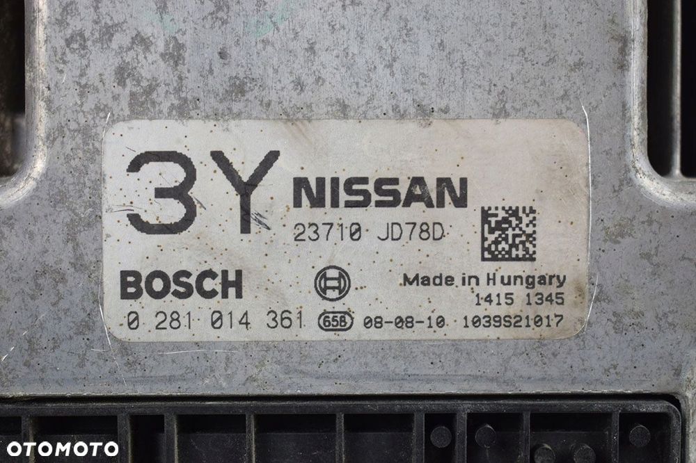 komputer sterownik silnika nissan qashqai - 3