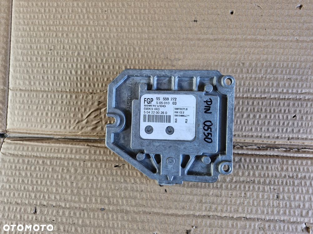 Komputer sterownik silnika Opel Astra H III 1.8XE 55559272 5WK9443 PIN - 1