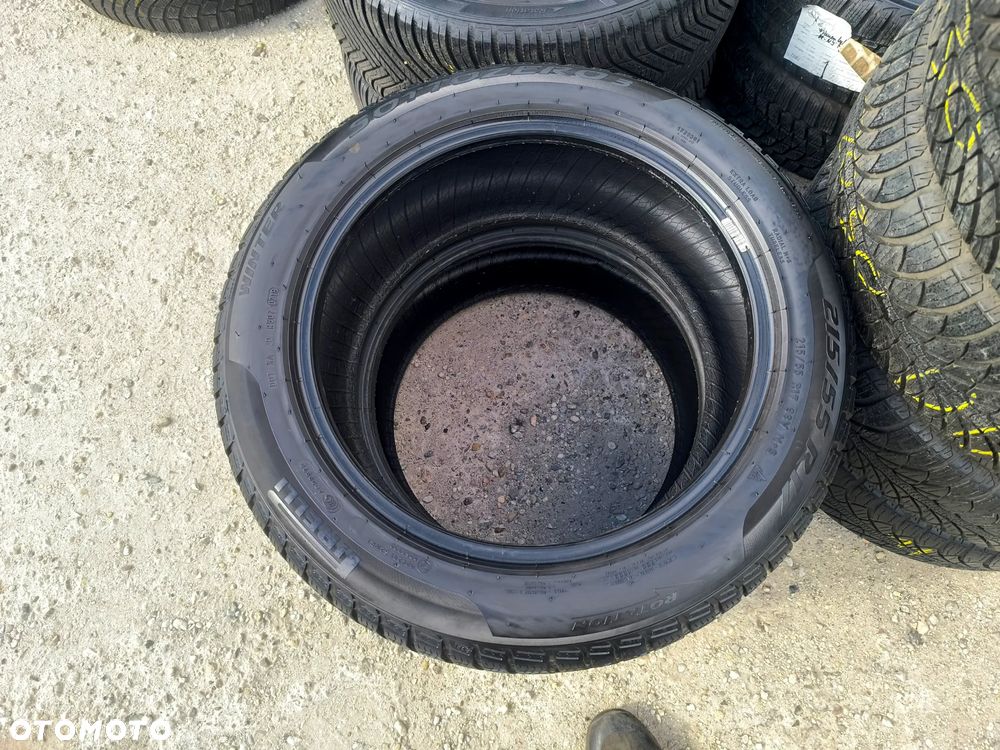 215/55R17 98V OPONY Zimowe Zima PIRELLI SOTTOZERO 3 WINTER 6mm Legnica ALU-RAD 215/55 - 5