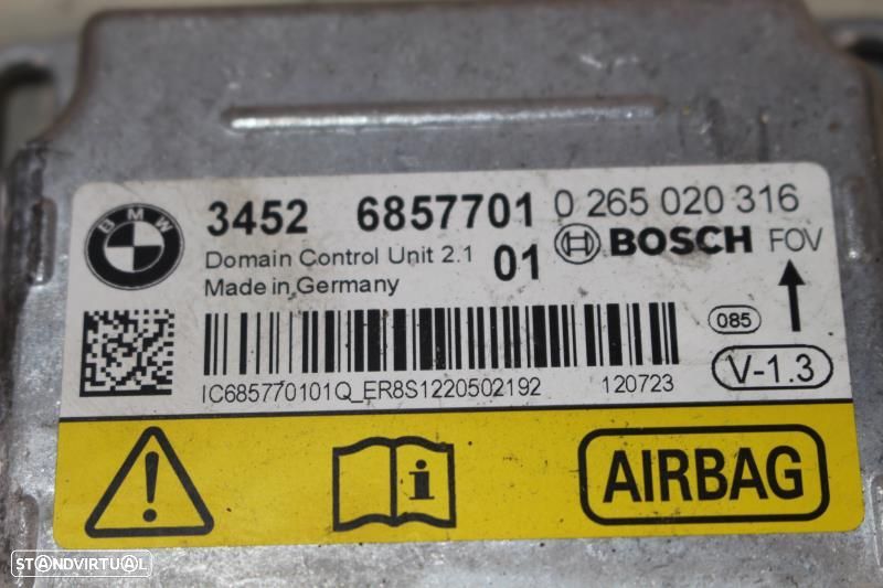 Centralina De Airbags Bmw 1 (F20)  6857701 / 6 857 701 / 0265020316 - 2