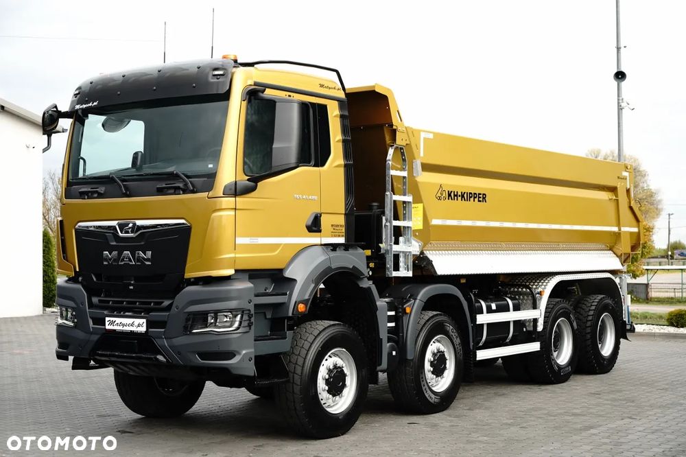 MAN TGS 41.480 / 8X6 / WYWROTKA / S1 - TYLNOZSYP / AUTOMAT / FABRYCZNIE NOWY / DOSTĘPNY OD RĘKI / BOGATE WYPOSAŻENIE / ZŁOTY METALIK / - 7