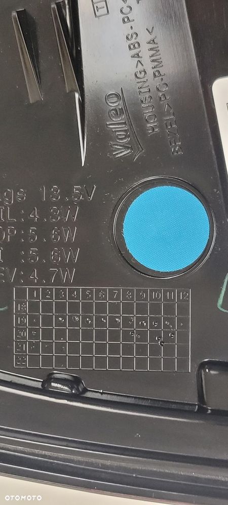 LAMPA TYLNA LED PRAWA OPEL CORSA F 2019- 9829317880 OPEL - 10