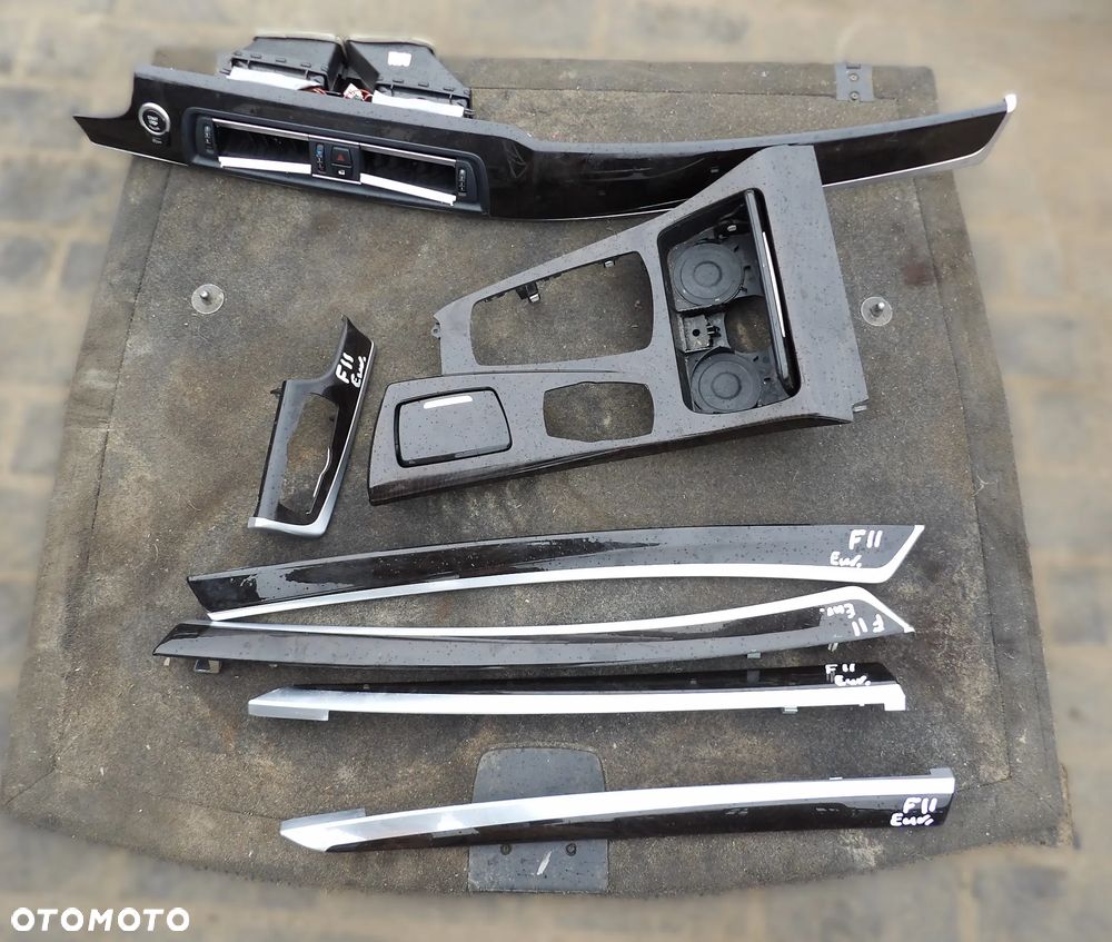 BMW - F11 - LISTWY OZDOBNE , DEKORY - EUROPA - KOMPLET - 7225530  7225529  7225552  7225551  9192935  9206347  9192937 - 1