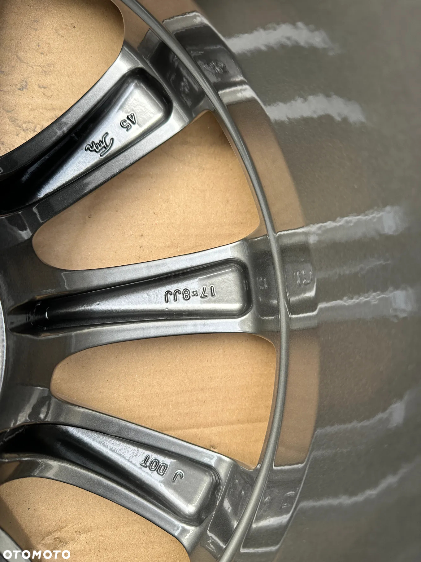 FELGI ALUMINIOWE Lexus Toyota r17 kola alufelgi 5x114.3 GRAFIT ET45 8JX17H2 - 7