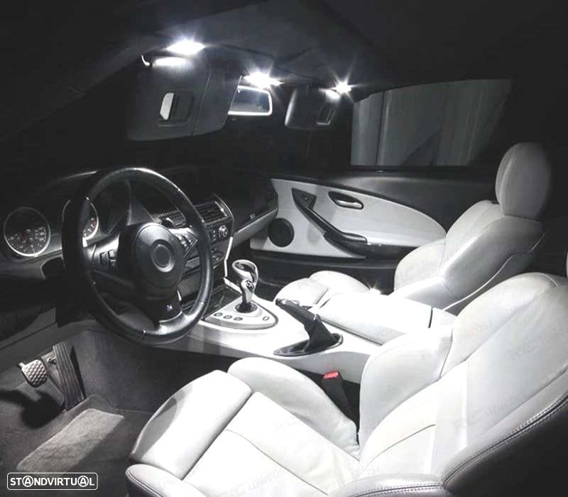 KIT COMPLETO 16 LAMPADAS LED INTERIOR PARA BMW 1 SERIE E88 CONVERTIBLE CABRIO 118I 120D 120I 125I 12 - 4