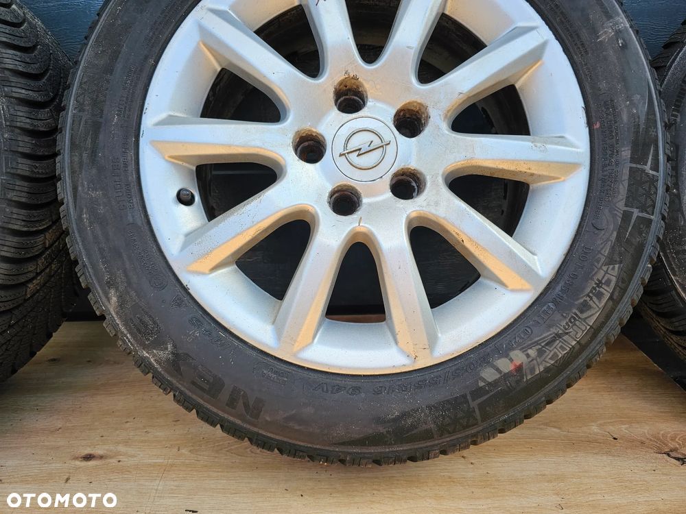 KOŁA FELGI ALUMINIOWE OPONY ZIMOWE OPEL VECTRA ASTRA ZAFIRA SIGNUM MERIVA 16 cali 5x110 ET37 205/55/16 - 9