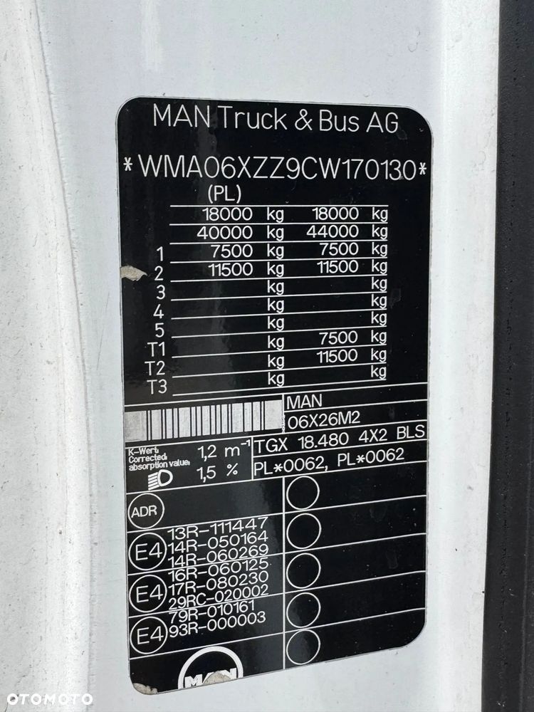 MAN TGX 18.480 XLX Standard Manual Hydrauika - 5