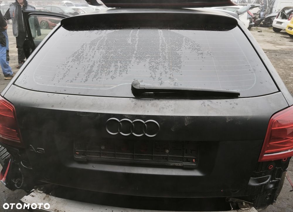 AUDI A3 8P 08r 3D HB LIFT KLAPA BAGAŻNIKA SZYBA TYŁ LY3J goła - 1